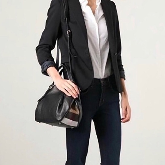 Burberry Maidstone Saddle Leather Bag - Picture 2 of 11